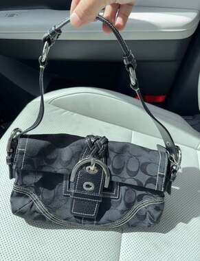 Coach Signature Canvas Soho Small Flap Bag K05Q-6280